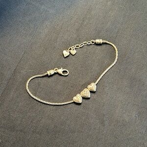 Brighton Enchanted Anklet, Ankle Bracelet Silver Plate
